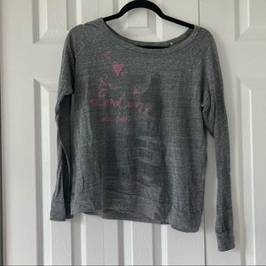 “From London With Love" Long Sleeve Top